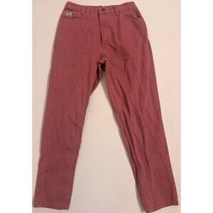 Vtg 90s Wrangler for Women Pink Mom Straight Leg Jeans Size 12 30" Inseam